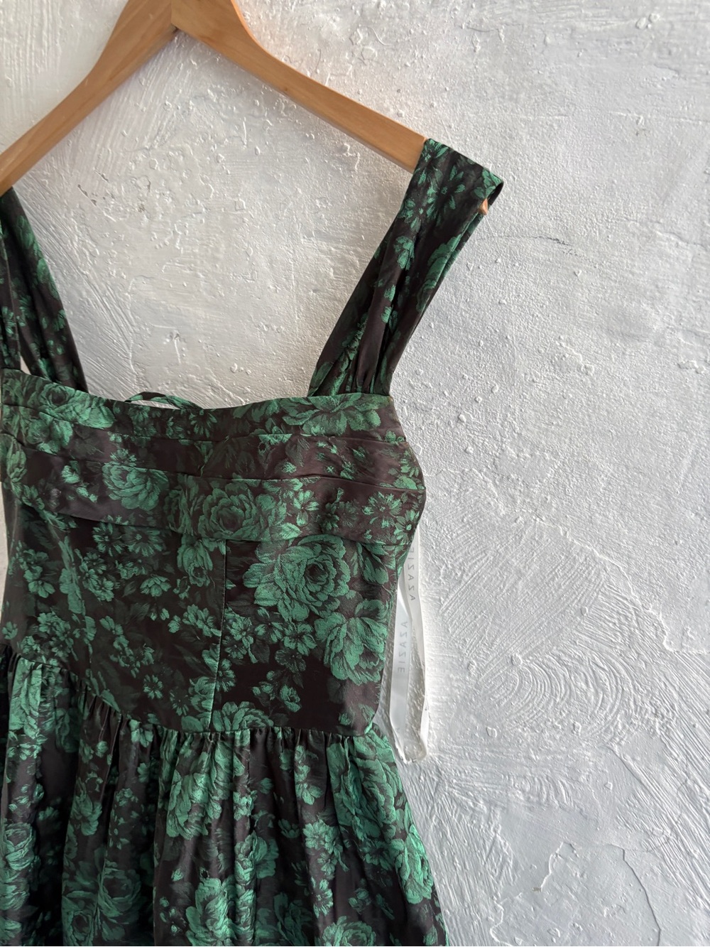 Azazie Atelier Runa Emerald Black Maxi Dress - Picture 6 of 11